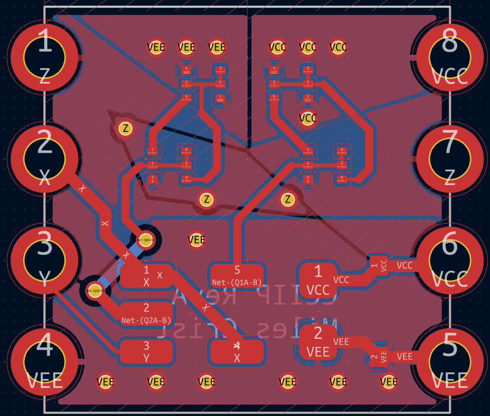 Schematic of the current conveyor